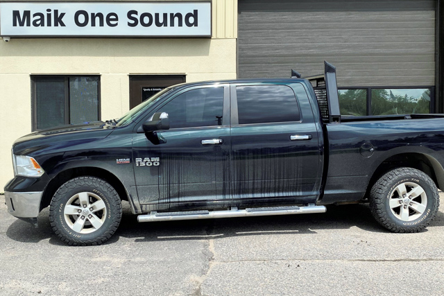 2023 RAM 1500 with professional window tint in North Bay